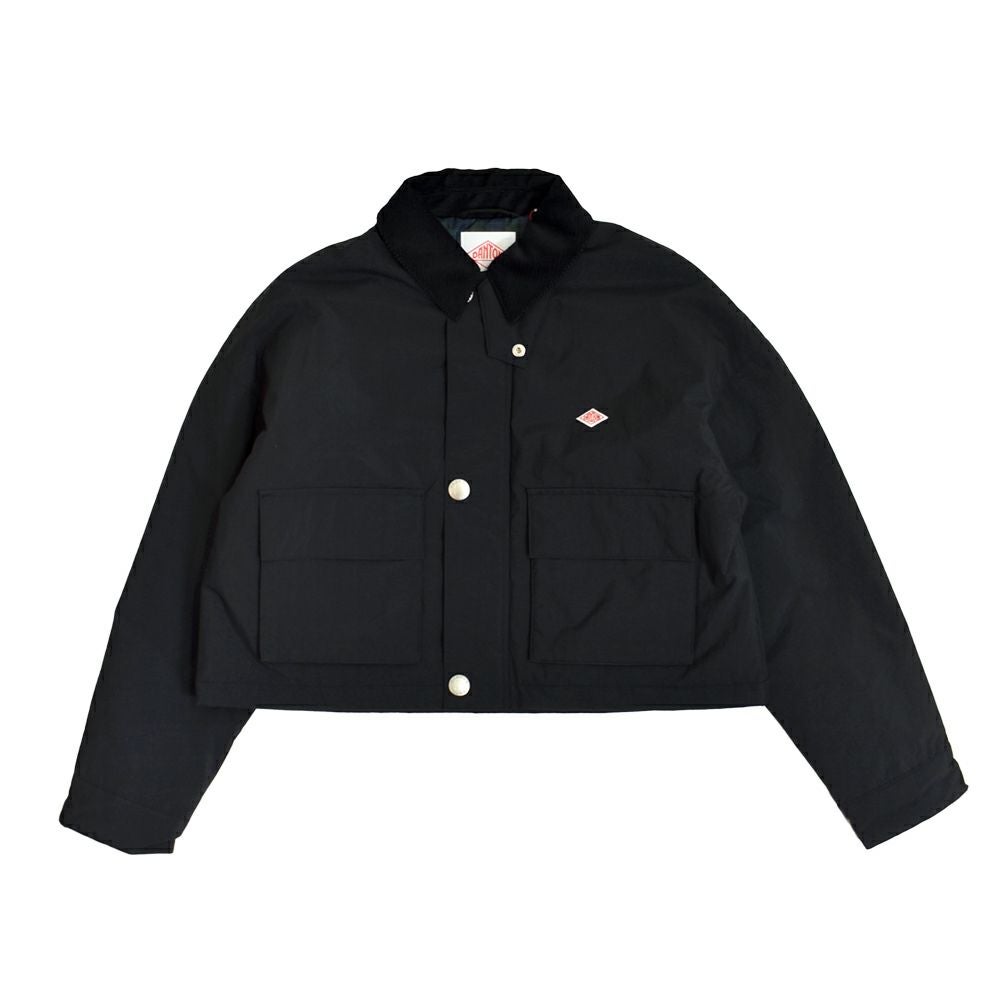 ダントン (DANTON) WOMEN'S NYLON TAFFETA SHORT JACKET ナイロンハンティングジャケット コート DT-0522NTF BLACK