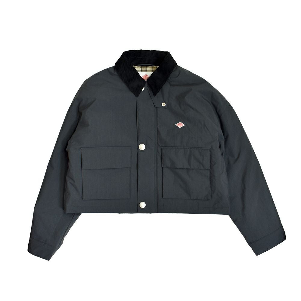 ダントン (DANTON) WOMEN'S NYLON TAFFETA SHORT JACKET ナイロンハンティングジャケット コート DT-0522NTF CHARCOAL
