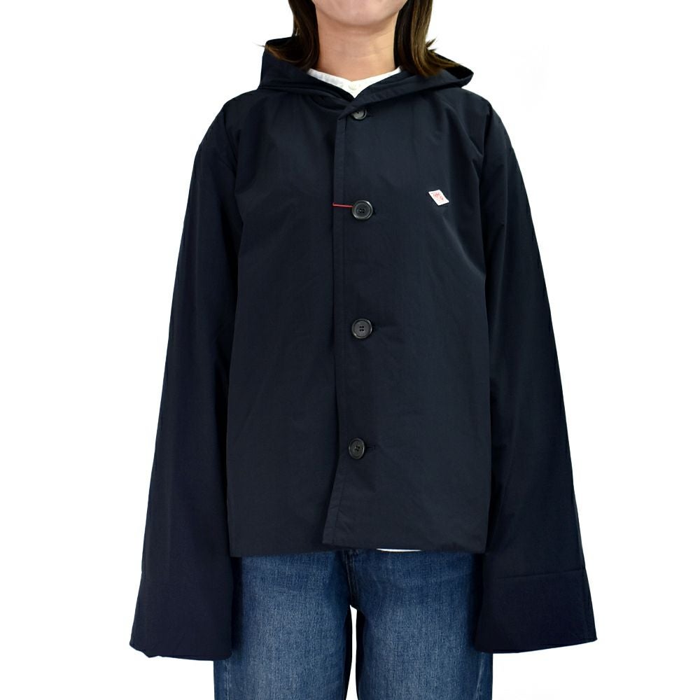 ダントン (DANTON) WOMEN'S INSULATION HOODED WIDE JACKET ショート丈フードジャケット ライトアウター DT-A0673PNT
