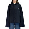 ダントン (DANTON) WOMEN'S INSULATION HOODED WIDE JACKET ショート丈フードジャケット ライトアウター DT-A0673PNT