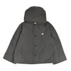 ダントン (DANTON) WOMEN'S INSULATION HOODED WIDE JACKET ショート丈フードジャケット ライトアウター DT-A0673PNT CHARCOAL