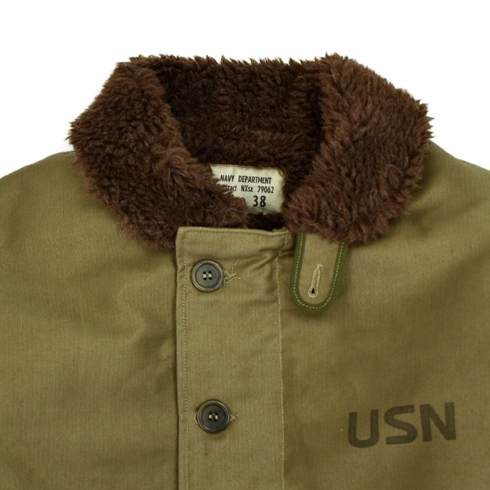 ウエアハウス (WAREHOUSE) Lot 2227 FINAL FORM OF WWⅡ 1945 N-1 WINTER JACKET KHAKI (NXSX 76062) デッキジャケット アウター コート N-1 2227