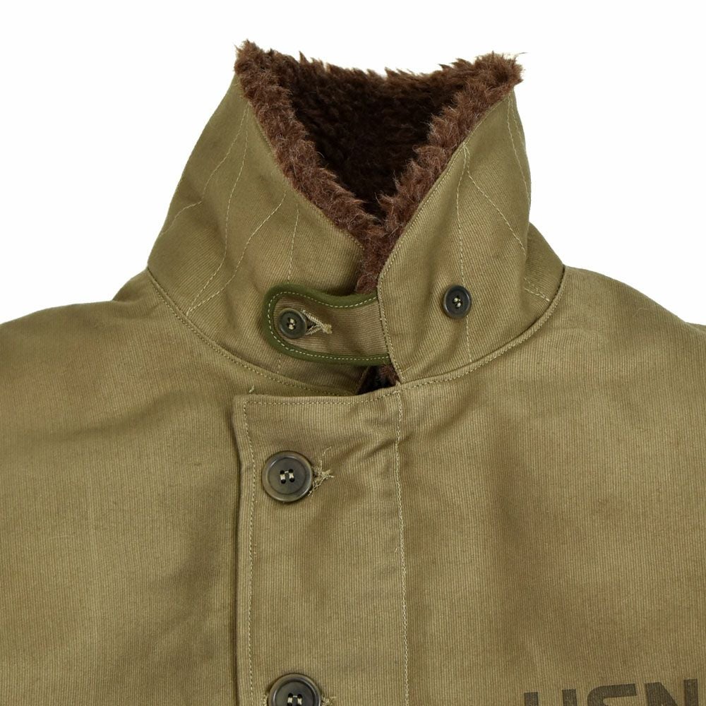 ウエアハウス (WAREHOUSE) Lot 2227 FINAL FORM OF WWⅡ 1945 N-1 WINTER JACKET KHAKI (NXSX 76062) デッキジャケット アウター コート N-1 2227