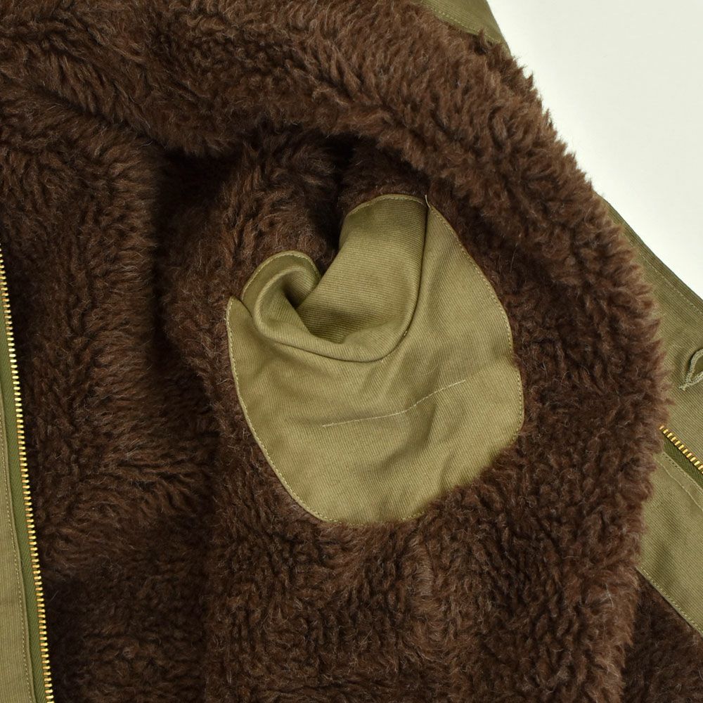 ウエアハウス (WAREHOUSE) Lot 2227 FINAL FORM OF WWⅡ 1945 N-1 WINTER JACKET KHAKI (NXSX 76062) デッキジャケット アウター コート N-1 2227