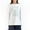 マーブルシュッド (marble SUD) frame flower L/S Tシャツ 刺繍長袖Tシャツ ロンT 01FF020225