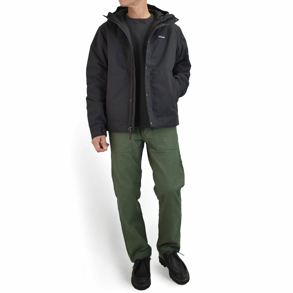 パタゴニア (PATAGONIA) メンズ イスマス ジャケット M's Isthmus Jkt フード付き中綿ジャケット アウター コート 26992 INBK(Ink Black)