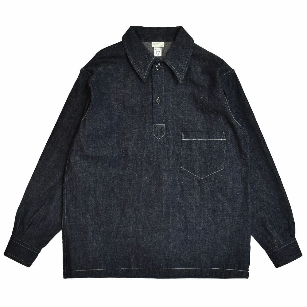 ウエアハウス (WAREHOUSE) Lot 3063 1930'S WPA ONE POCKET PULLOVER SHIRTS インディゴデニム プルオーバーデニムシャツ