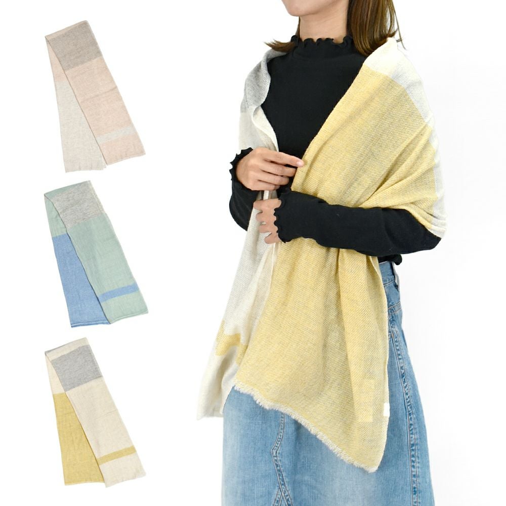 ケレン (KELEN)
-TITI- COLOR BLOCK DESIGN STOLE マフラー ストール LKL25FAC2034