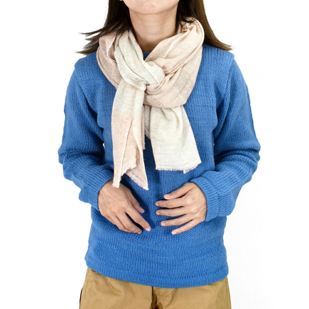 ケレン (KELEN) -TITI- COLOR BLOCK DESIGN STOLE マフラー ストール LKL25FAC2034