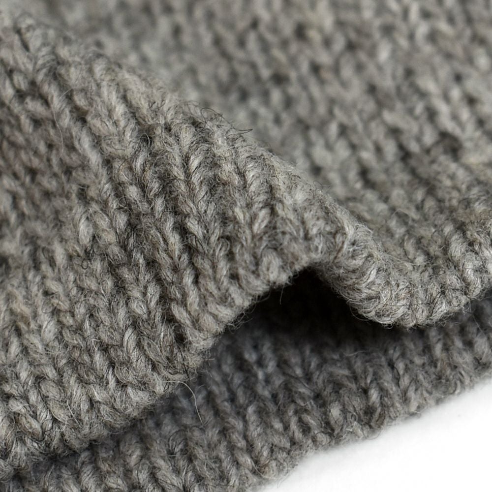 ポンデシャロン (PONT DE CHALONS) ハートパッチ無地ニットプルオーバー ペルーニット セーター 22550112