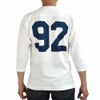 ウエアハウス (WAREHOUSE) Lot 4063 7分袖フットボールT NAVY 92 プリントTシャツ ロンT