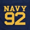 ウエアハウス (WAREHOUSE) Lot 4063 7分袖フットボールT NAVY 92 プリントTシャツ ロンT