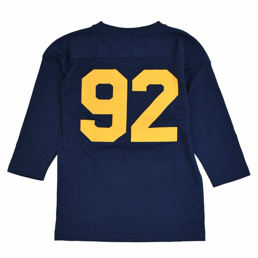 ウエアハウス (WAREHOUSE) Lot 4063 7分袖フットボールT NAVY 92