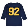 ウエアハウス (WAREHOUSE) Lot 4063 7分袖フットボールT NAVY 92 プリントTシャツ ロンT ネイビー