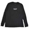 パタゴニア (PATAGONIA) メンズ ロングスリーブ ロング ウェイ ラウンド オーガニックTシャツ M’s L/S Long Way Round Organic T-Shirt プリント長袖Tシャツ ロンT 37821 INBK(Ink Black)
