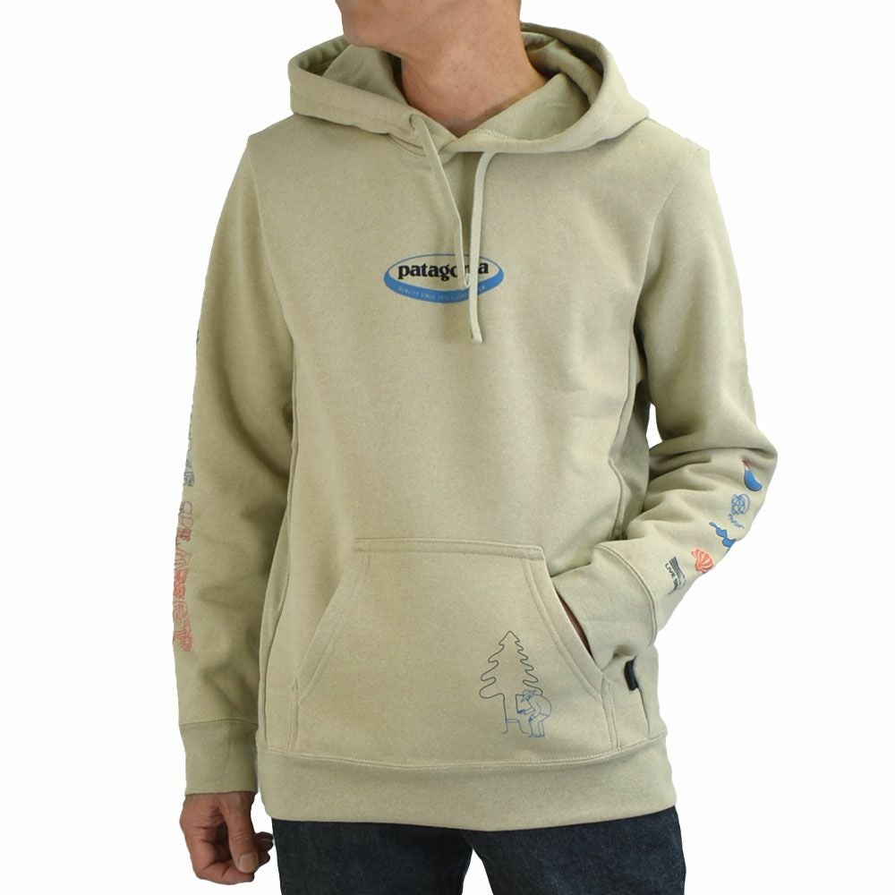 パタゴニア　アップライザルフーディ　スウェットパーカー　中古品 国内正規販売店】Patagonia(パタゴニア)M's P-6 Logo Uprisal Hoody