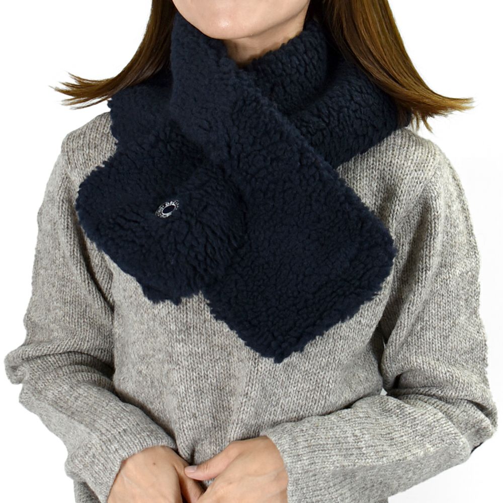 ORCIVAL ボアフリースマフラー　DKNAVY 078 ORCIVAL（オーシバル） 最大42% 5/3限定 マフラー ボア フリース