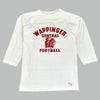 ウエアハウス (WAREHOUSE) Lot 4063 7分袖フットボールT WAPPINGER プリントTシャツ ロンT オフ