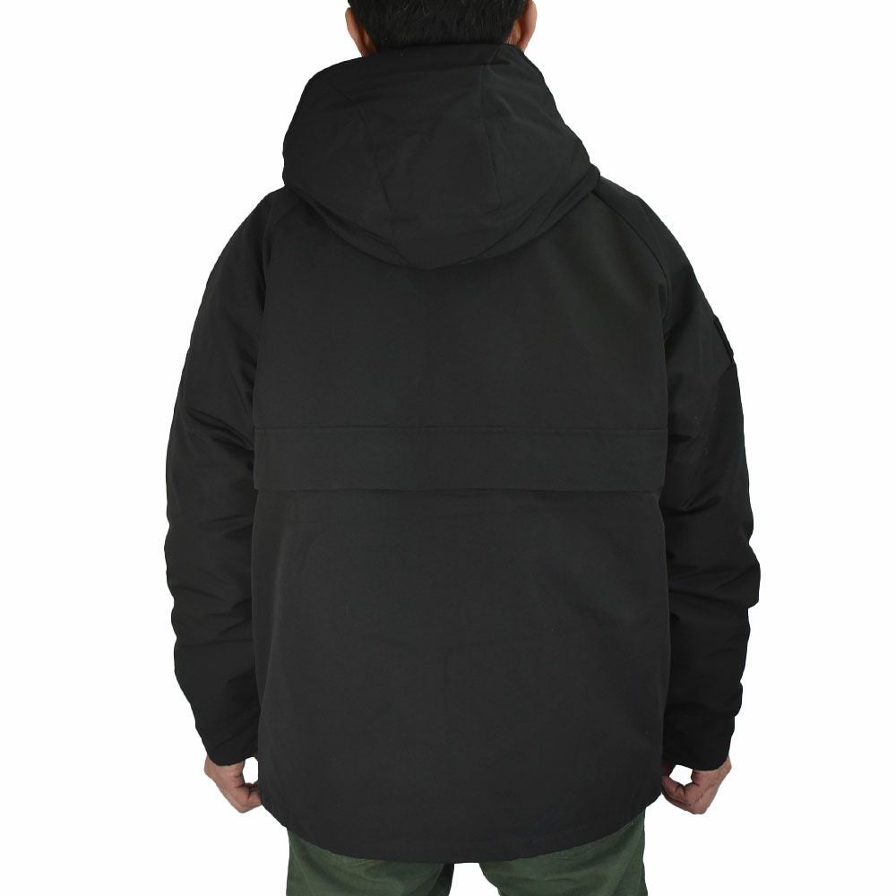 ゴル夫婦● DANTON ダントン　黒 フード付きダウンジャケット DANTON FAIR 2024AW