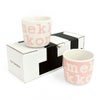 マリメッコ (marimekko) 【日本限定】Logo コーヒーカップセット（ハンドルなし） 食器 2個セット ギフトボックス ペア 52259-4-74927 52259474927