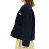 ダントン (DANTON) WOMEN'S WOOL LIGHT PILE COLLARLESS JACKET ノーカラージャケット ショートブルゾン アウター コート DT-A0013WLP
