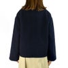 ダントン (DANTON) WOMEN'S WOOL LIGHT PILE COLLARLESS JACKET ノーカラージャケット ショートブルゾン アウター コート DT-A0013WLP