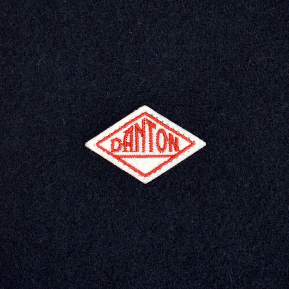 ダントン (DANTON) WOMEN'S WOOL LIGHT PILE COLLARLESS JACKET ノーカラージャケット ショートブルゾン アウター コート DT-A0013WLP