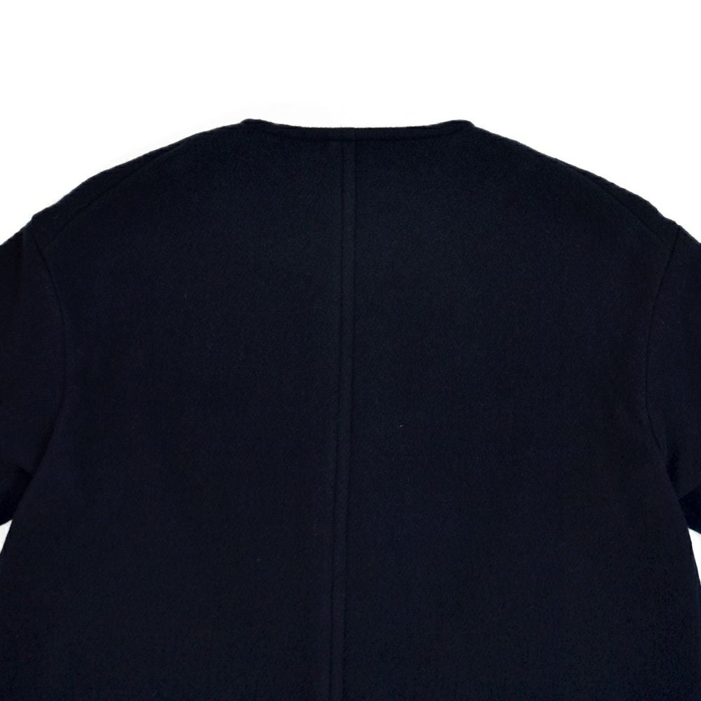 ダントン (DANTON) WOMEN'S WOOL LIGHT PILE COLLARLESS JACKET ノーカラージャケット ショートブルゾン アウター コート DT-A0013WLP