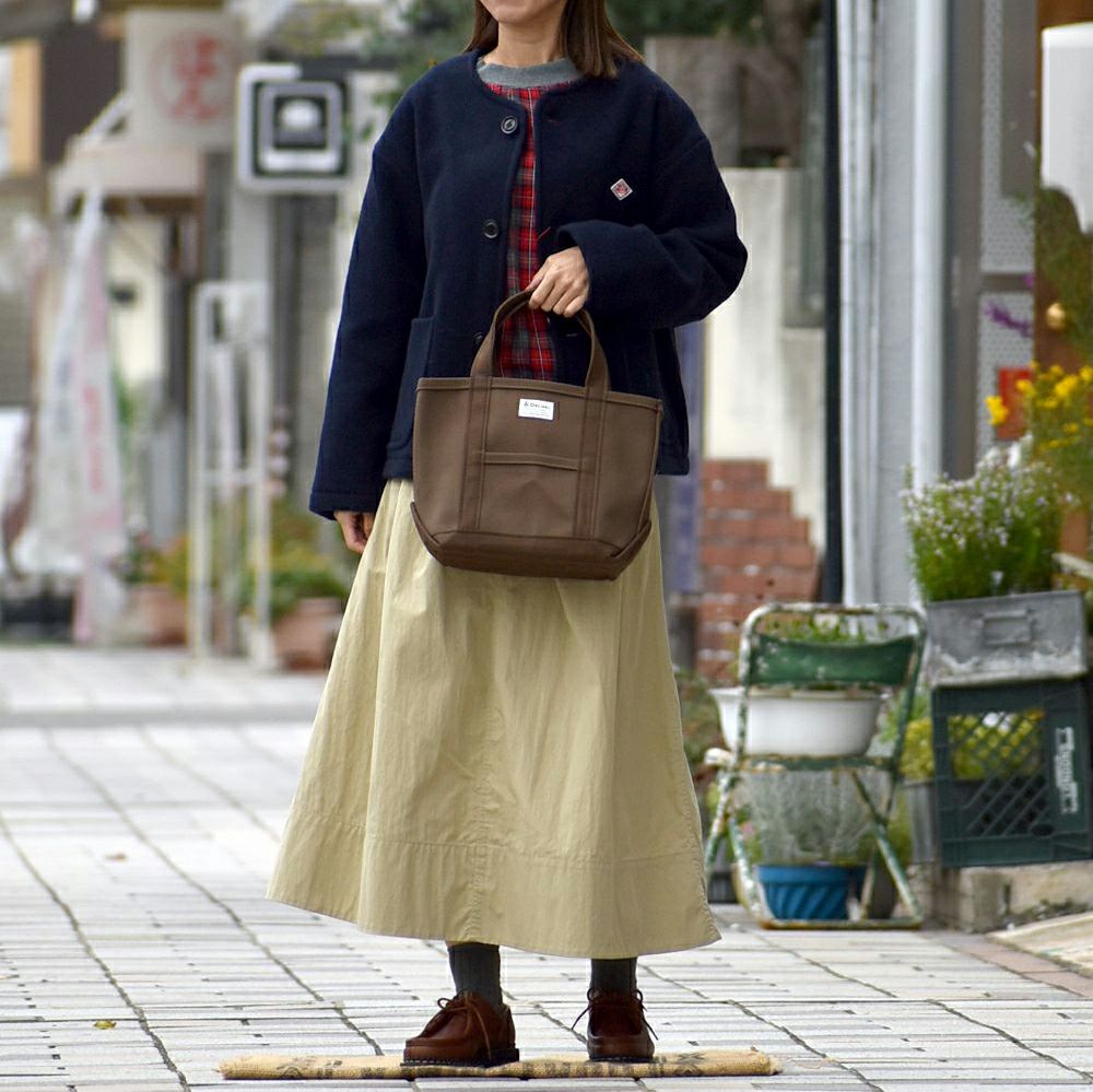ダントン (DANTON) WOMEN'S WOOL LIGHT PILE COLLARLESS JACKET ノー
