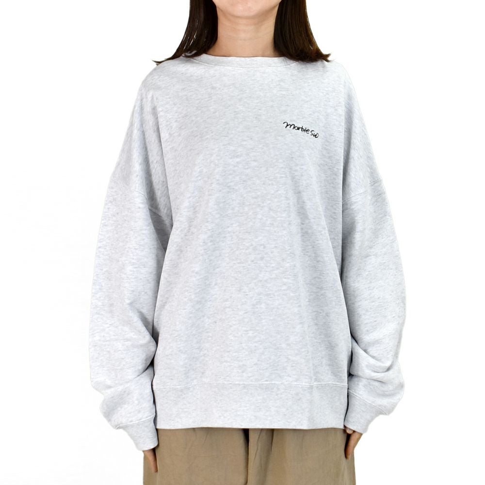 マーブルシュッド (marble SUD) Panda LONG SWEAT 長袖プリントトレーナー スウェット 01FF003238