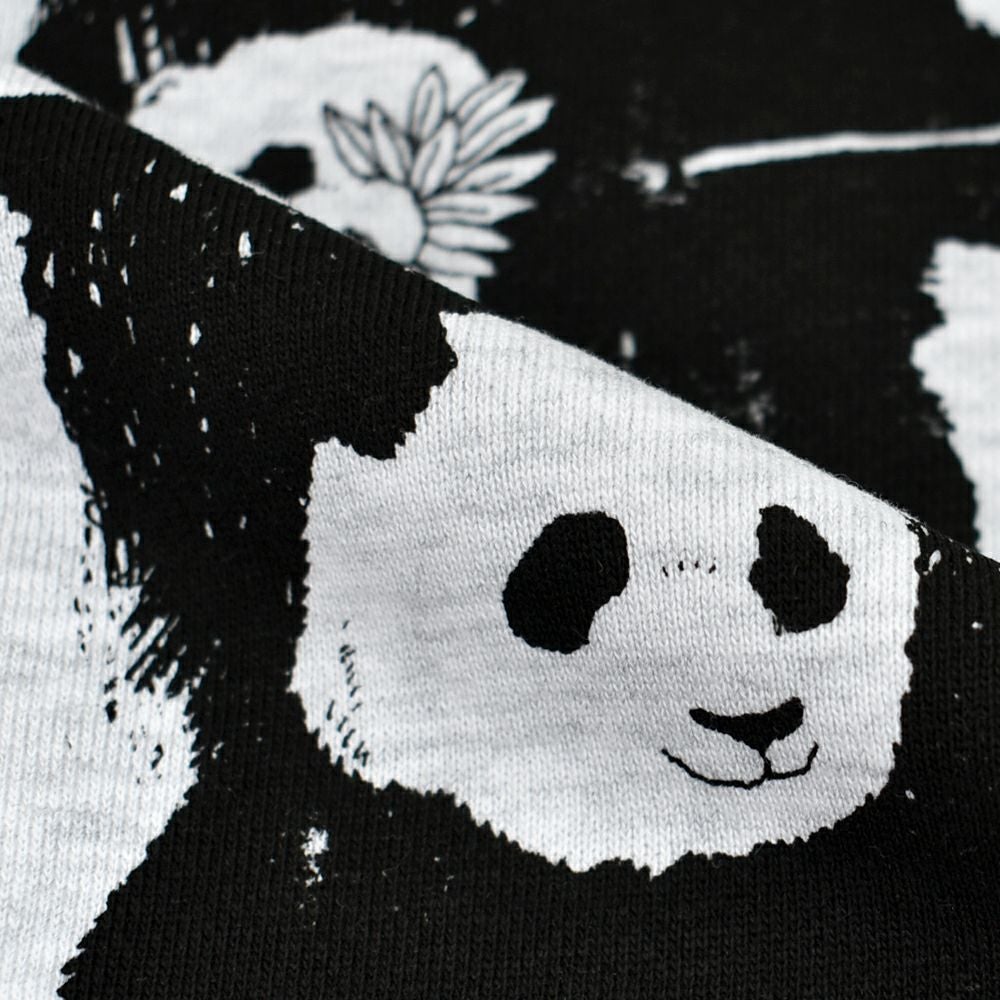 マーブルシュッド (marble SUD) Panda LONG SWEAT 長袖プリントトレーナー スウェット 01FF003238