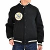 フリーホイーラーズ (FREEWHEELERS) -HARPER HOT IRONS- LEADFOOT 1940~1950s STYLE CAR CLUB JACKET Vintage Style Yarn-Dyed Heavy Melton YARN-DYED BLACK ウールメルトンジャケット カークラブジャケット カスタムジャケット 2531012