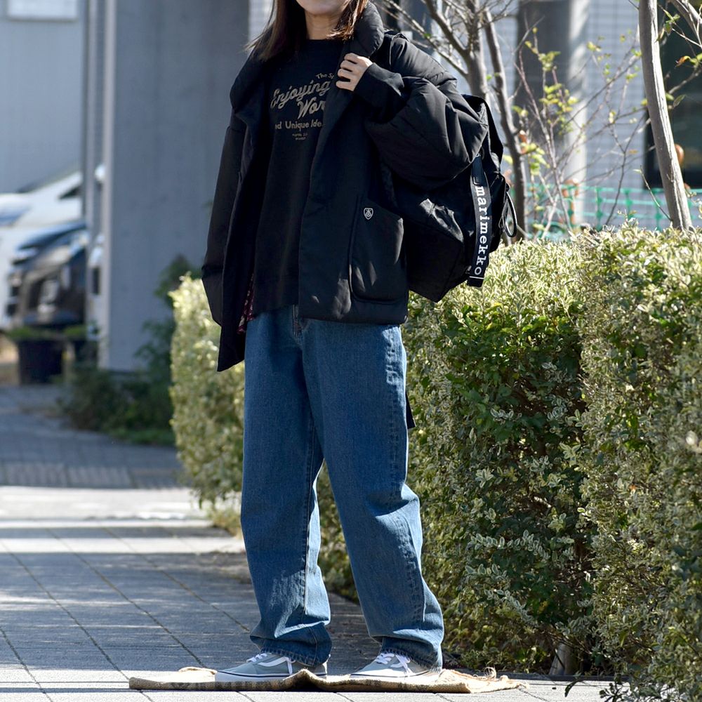 マーブルシュッド (marble SUD) Credeo Cursive リメイクSWEAT 長袖トレーナー スウェット 12FF999281