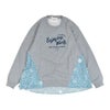 マーブルシュッド (marble SUD) Credeo Cursive リメイクSWEAT 長袖トレーナー スウェット 12FF999281 08.GRY