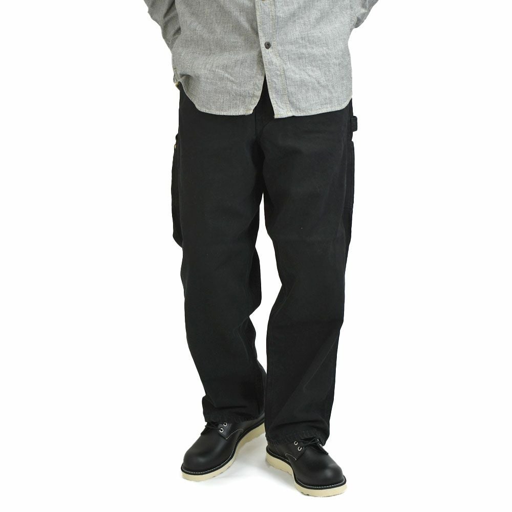 オアスロウ (orSlow) DAD'S FIT OXFORD PAINTER PANTS BLACK