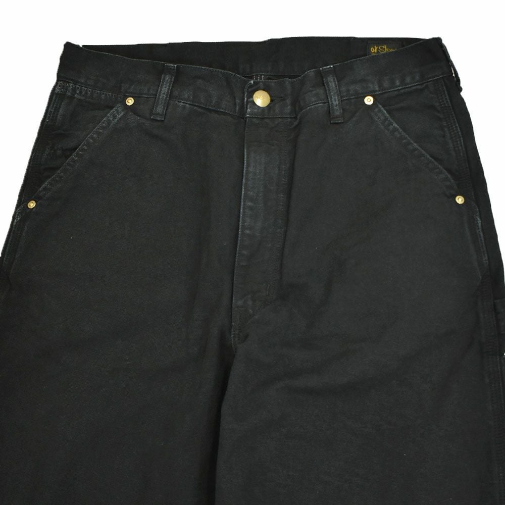 オアスロウ (orSlow) DAD'S FIT OXFORD PAINTER PANTS BLACK