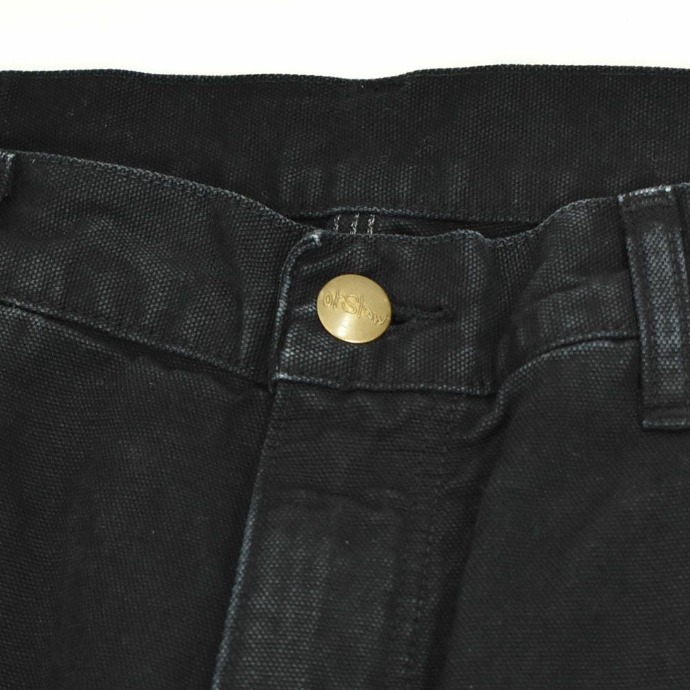オアスロウ (orSlow) DAD’S FIT OXFORD PAINTER PANTS BLACK ペインターパンツ ワークパンツ 01-5328-61S