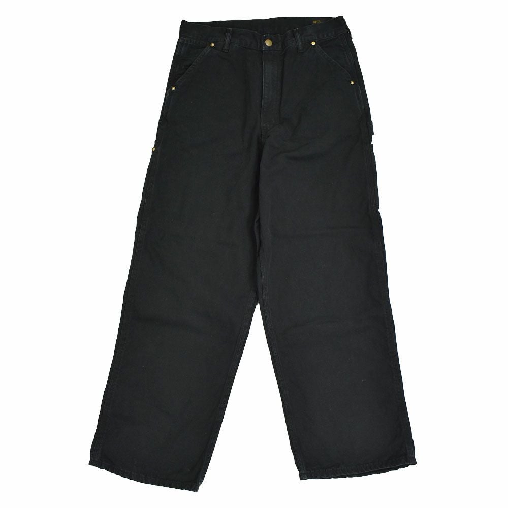 オアスロウ (orSlow) DAD'S FIT OXFORD PAINTER PANTS BLACK