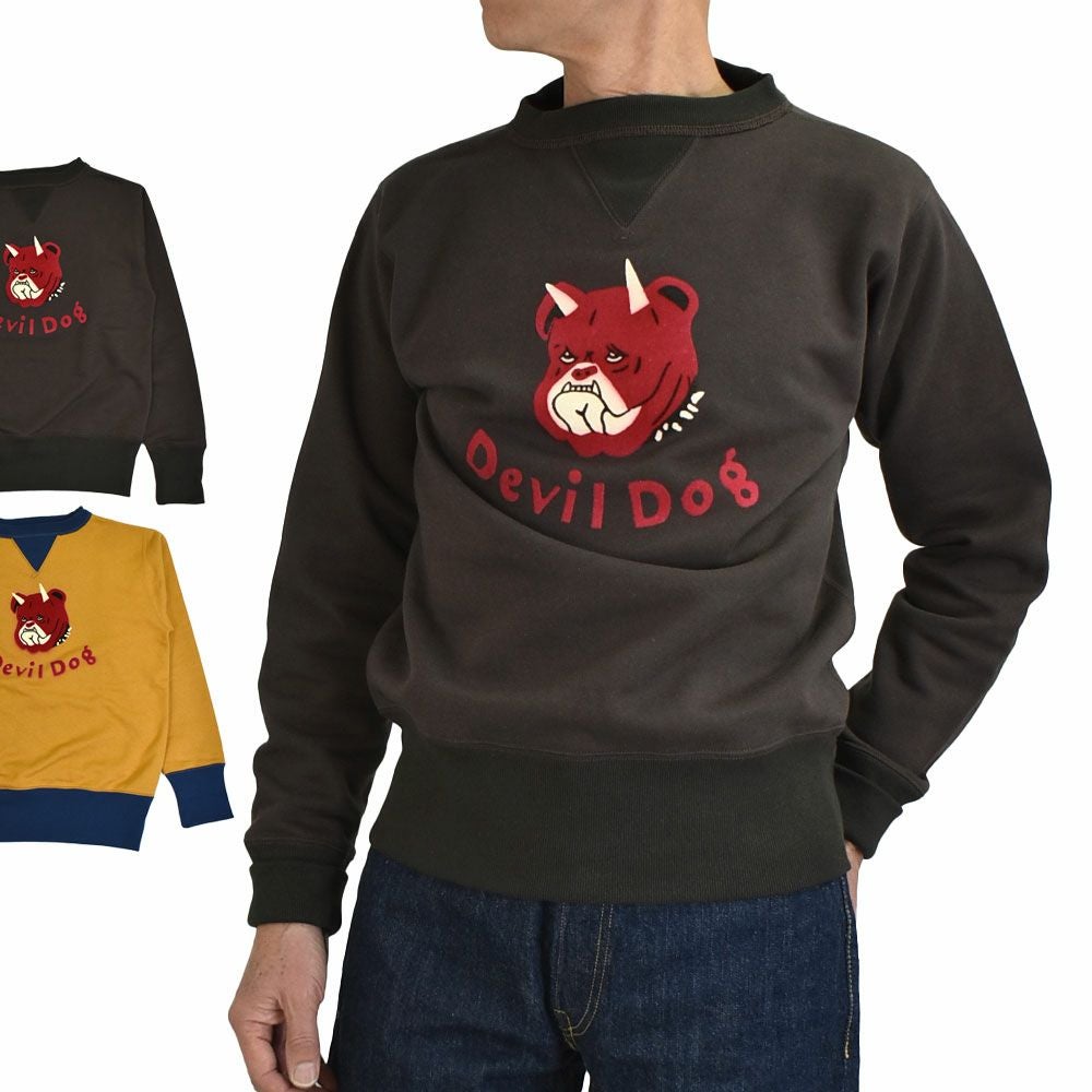 フリーホイーラーズ (FREEWHEELERS) -Devil Dog- DOUBLE V SWEAT SHIRT