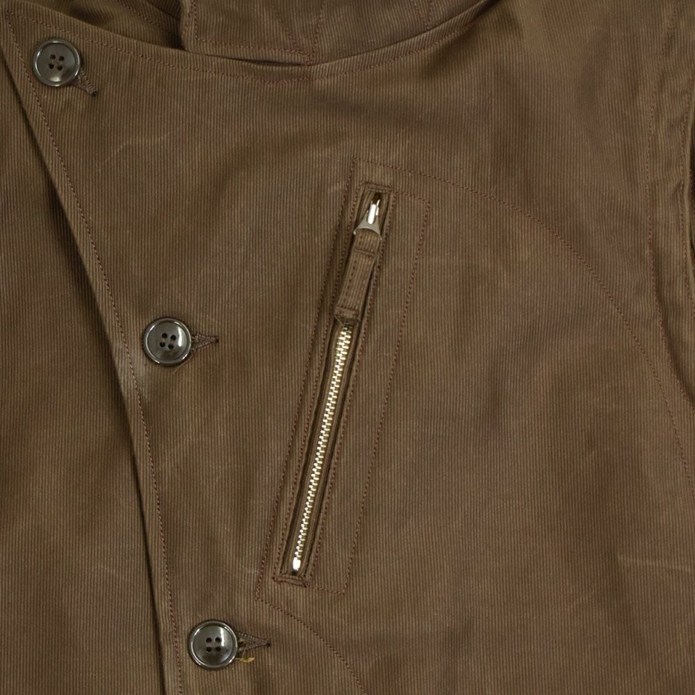 フリーホイーラーズ (FREEWHEELERS) -WINTER AVIATORS' VEST- 1930~1940s CIVILIAN MILITARY STYLE CLOTHING Original Jungle Cloth Paraffin Coating DARK RED BEIGE アヴィエイターズベスト アビエイターズベスト コットンベスト 内側ボアベスト ミリタリーベスト 2531006