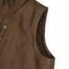 フリーホイーラーズ (FREEWHEELERS) -WINTER AVIATORS' VEST- 1930~1940s CIVILIAN MILITARY STYLE CLOTHING Original Jungle Cloth Paraffin Coating DARK RED BEIGE アヴィエイターズベスト アビエイターズベスト コットンベスト 内側ボアベスト ミリタリーベスト 2531006