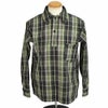 ウエアハウス (WAREHOUSE) Lot3063 1930'S WPA ONE POCKET PULLOVER SHIRTS ネル（チェック）グリーン プルオーバーネルシャツ