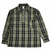 ウエアハウス (WAREHOUSE) Lot3063 1930'S WPA ONE POCKET PULLOVER SHIRTS ネル（チェック）グリーン プルオーバーネルシャツ