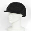 フリーホイーラーズ (FREEWHEELERS) -YELLOWSTONE- 1930s~1940s STYLE CASQUETTE Vintage Style Printed Corduroy GRAINED CHARCOAL BLACK キャスケット ハンチング帽 帽子 2537006