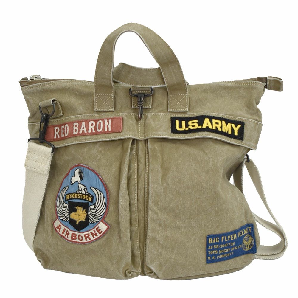 トイズマッコイ (TOYS McCOY) HELMT BAG CVS SNOOPY AIRBRN ヘルメット