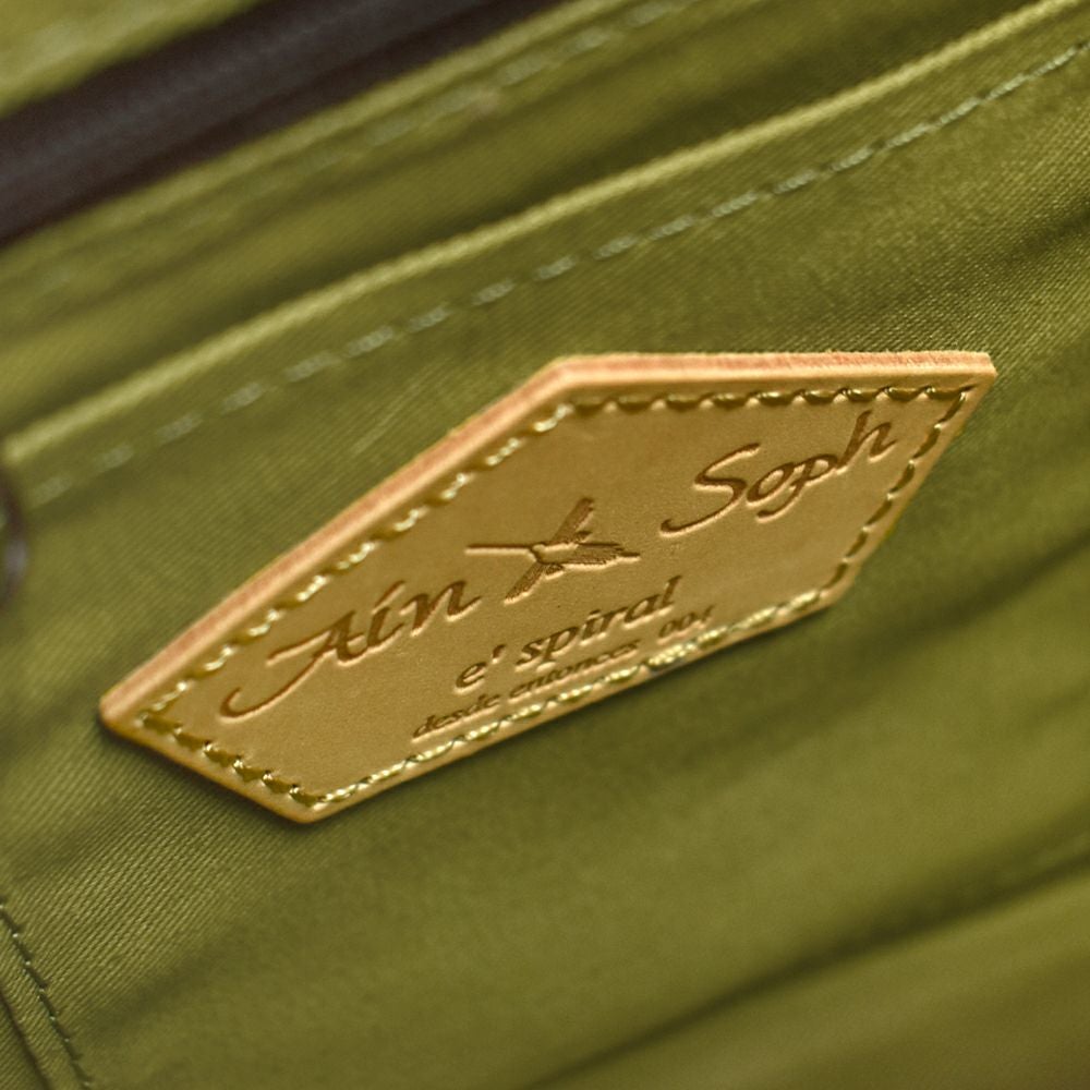 アインソフ (Ain Soph) 切りっぱなし 横型ショルダーバッグ 日本製 レザーショルダーバッグ 牛革 ASE1639-HWM