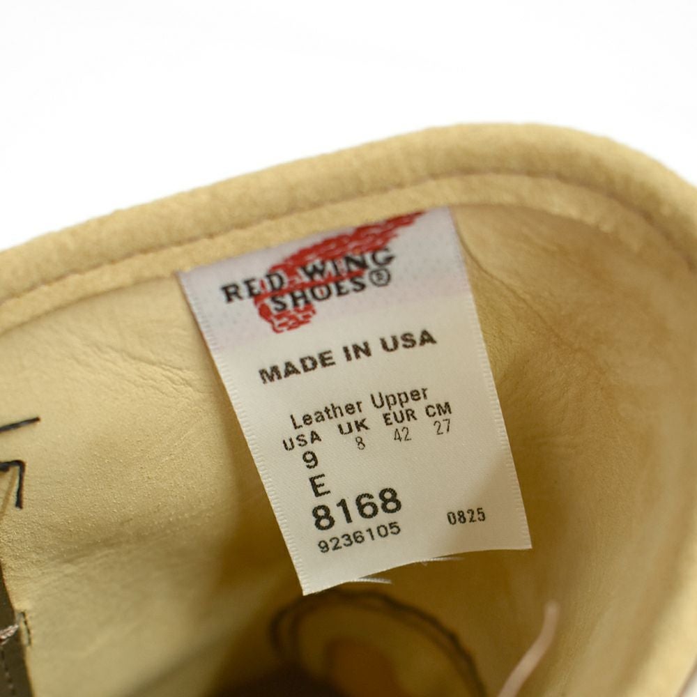 レッドウィング (RED WING) 9-INCH PECOS 9インチ ペコス レザーワークブーツ 靴 8168