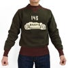 フリーホイーラーズ (FREEWHEELERS) -BIRNER LAKES MODIFIED- ATHLETIC SWEAT SHIRT LATE 1930s COMFORTABLE RIB KNIT TRIMMED SWEAT SHIRT Vintage Style Special Heavy Weight Fleece DARK OLIVE DRAB × OLD BROWN 長袖トレーナー スウェットシャツ 2534008