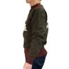 フリーホイーラーズ (FREEWHEELERS) -BIRNER LAKES MODIFIED- ATHLETIC SWEAT SHIRT LATE 1930s COMFORTABLE RIB KNIT TRIMMED SWEAT SHIRT Vintage Style Special Heavy Weight Fleece DARK OLIVE DRAB × OLD BROWN 長袖トレーナー スウェットシャツ 2534008
