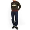 フリーホイーラーズ (FREEWHEELERS) -BIRNER LAKES MODIFIED- ATHLETIC SWEAT SHIRT LATE 1930s COMFORTABLE RIB KNIT TRIMMED SWEAT SHIRT Vintage Style Special Heavy Weight Fleece DARK OLIVE DRAB × OLD BROWN 長袖トレーナー スウェットシャツ 2534008